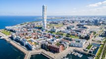 Malmö Şehrinden Görünüm
