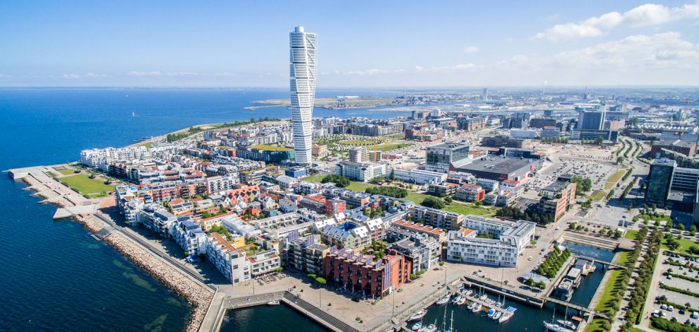 Malmö Şehrinden Görünüm